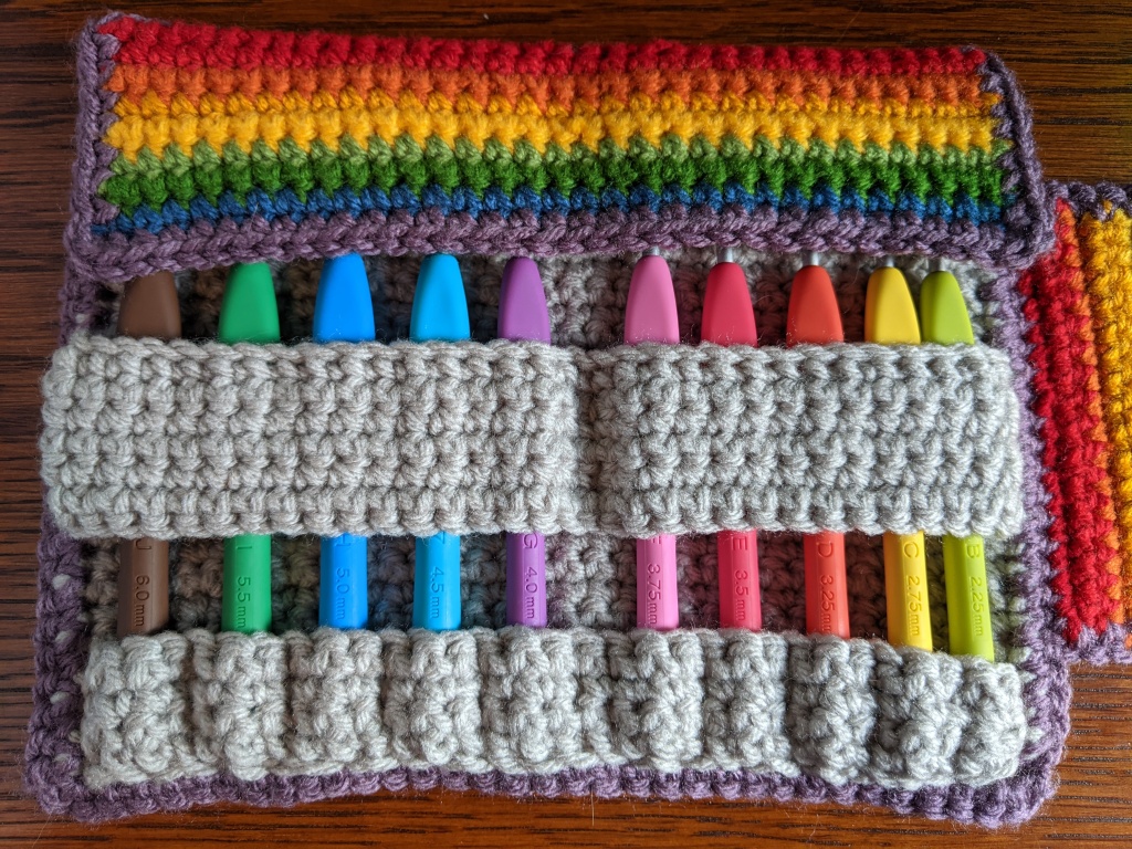 Sew Easy Assorted Crochet Hooks Set Rainbow